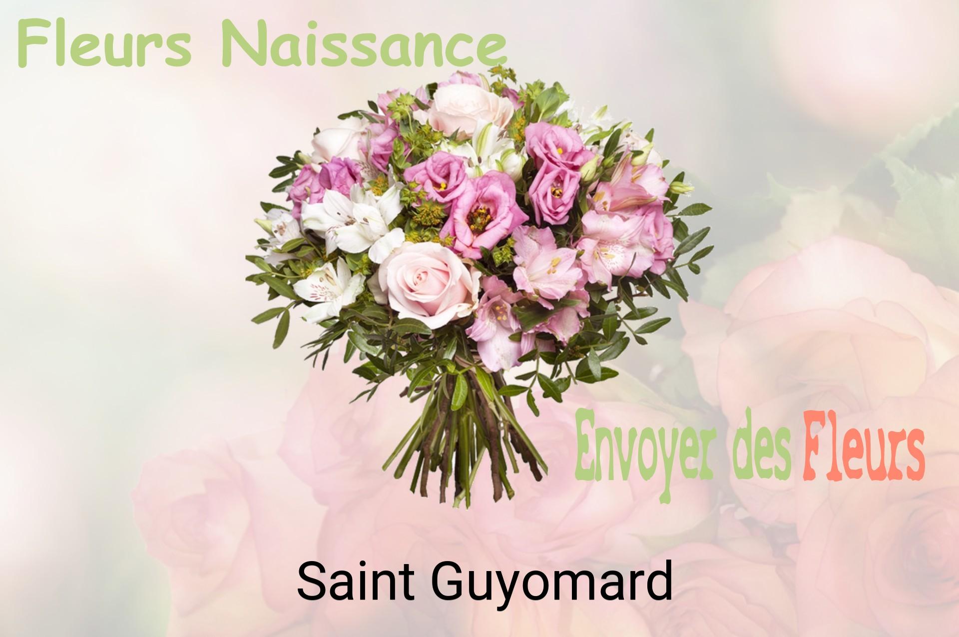 Bouquet de fleurs de naissance livré à Saint-Guyomard